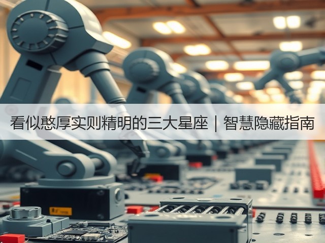 看似憨厚实则精明的三大星座|智慧隐藏指南(图1) 看似憨厚实则精明的三大星座|智慧隐藏指南(图1)