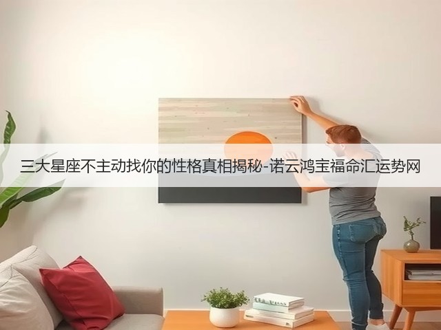 三大星座不主动找你的性格真相揭秘-诺云鸿宝福命汇运势网(图2) 三大星座不主动找你的性格真相揭秘-诺云鸿宝福命汇运势网(图2)