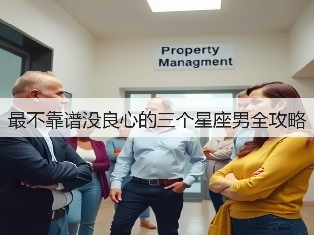 最不靠谱没良心的三个星座男全攻略(图2)