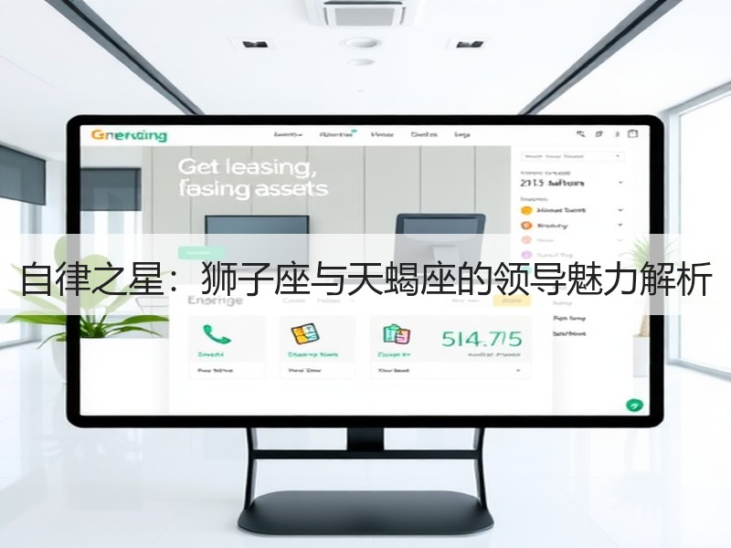 自律之星：狮子座与天蝎座的领导魅力解析