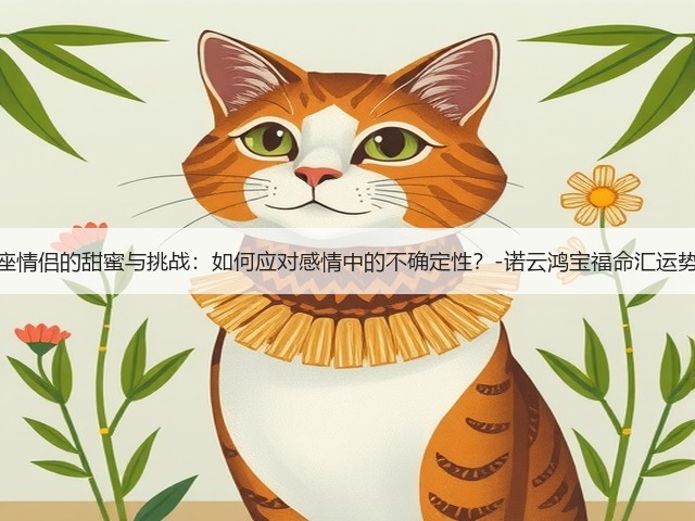 星座情侣的甜蜜与挑战:如何应对感情中的不确定性?-诺云鸿宝福命汇运势网(图1) 星座情侣的甜蜜与挑战:如何应对感情中的不确定性?-诺云鸿宝福命汇运势网(图1)