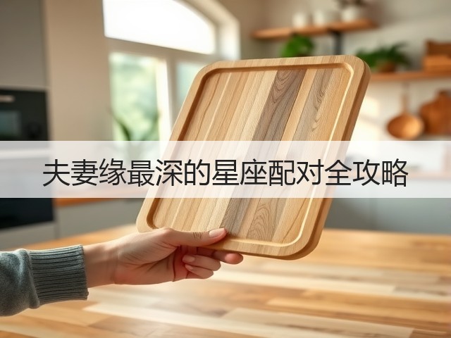 夫妻缘最深的星座配对全攻略(图2)