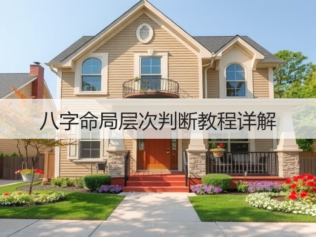 八字命局层次判断教程详解(图1) 八字命局层次判断教程详解(图1)