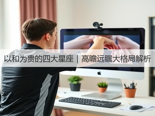 以和为贵的四大星座｜高瞻远瞩大格局解析(图1)