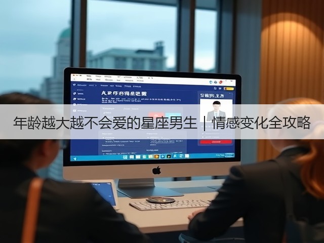 年龄越大越不会爱的星座男生|情感变化全攻略(图3) 年龄越大越不会爱的星座男生|情感变化全攻略(图3)