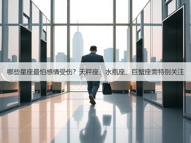 哪些星座最怕感情受伤？天秤座、水瓶座、巨蟹座需特别关注(图2)