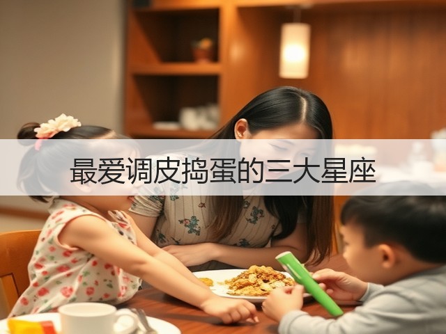 最爱调皮捣蛋的三大星座(图1) 最爱调皮捣蛋的三大星座(图1)