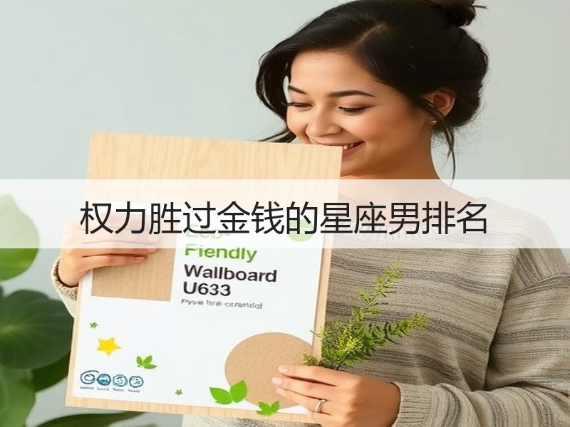 权力胜过金钱的星座男排名