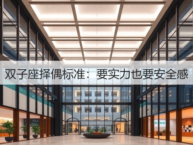 双子座择偶标准:要实力也要安全感(图2) 双子座择偶标准:要实力也要安全感(图2)
