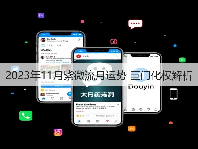 2023年11月紫微流月运势 巨门化权解析(图2)