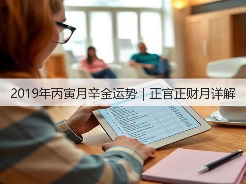 2019年丙寅月辛金运势｜正官正财月详解