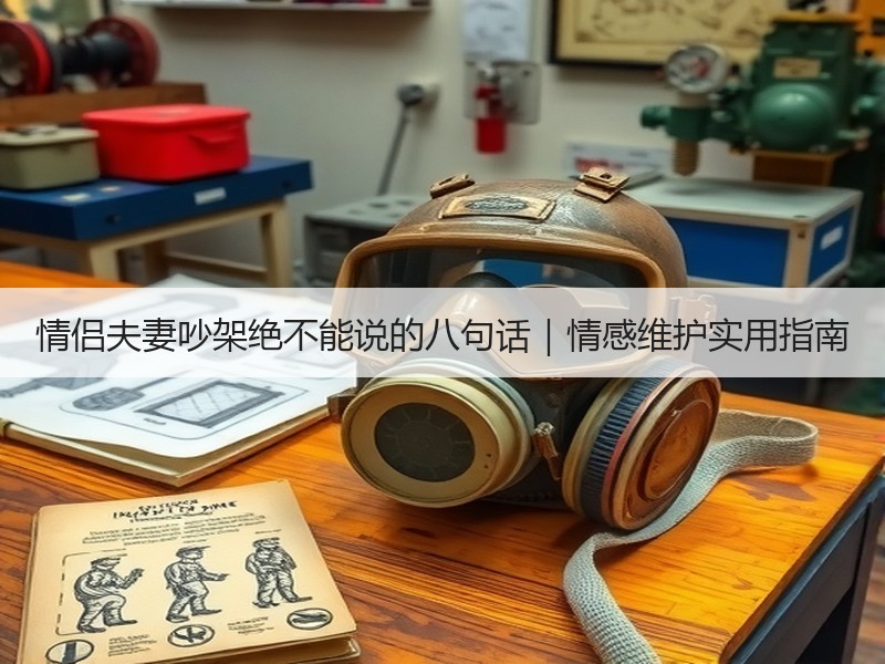 情侣夫妻吵架绝不能说的八句话｜情感维护实用指南