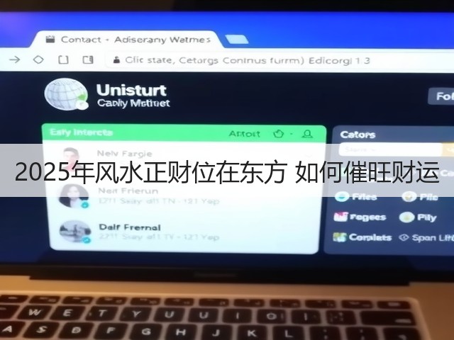 2025年风水正财位在东方 如何催旺财运(图1) 2025年风水正财位在东方 如何催旺财运(图1)