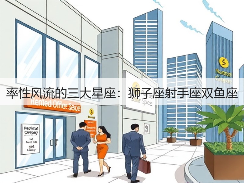 率性风流的三大星座：狮子座射手座双鱼座