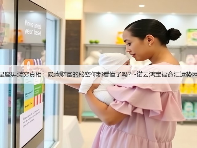 星座男装穷真相:隐藏财富的秘密你都看懂了吗?-诺云鸿宝福命汇运势网(图1) 星座男装穷真相:隐藏财富的秘密你都看懂了吗?-诺云鸿宝福命汇运势网(图1)