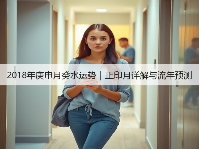 2018年庚申月癸水运势｜正印月详解与流年预测(图3)
