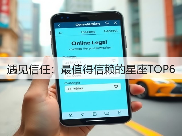 遇见信任:最值得信赖的星座TOP6(图1) 遇见信任:最值得信赖的星座TOP6(图1)