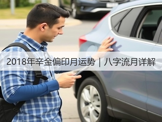 2018年辛金偏印月运势｜八字流月详解(图2)