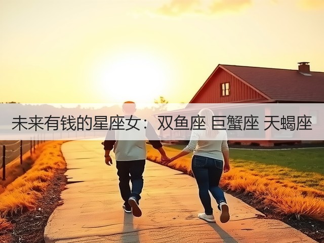 未来有钱的星座女:双鱼座 巨蟹座 天蝎座(图1) 未来有钱的星座女:双鱼座 巨蟹座 天蝎座(图1)