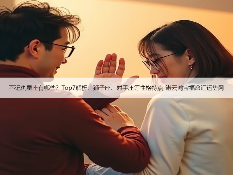 不记仇星座有哪些？Top7解析：狮子座、射手座等性格特点-诺云鸿宝福命汇运势网
