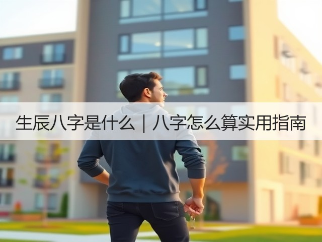 生辰八字是什么｜八字怎么算实用指南(图1)