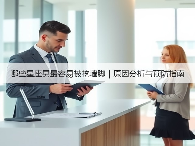 哪些星座男最容易被挖墙脚|原因分析与预防指南(图3) 哪些星座男最容易被挖墙脚|原因分析与预防指南(图3)