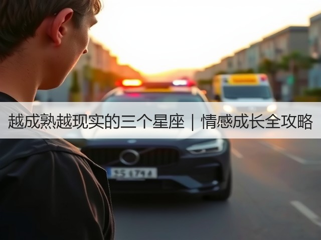 越成熟越现实的三个星座｜情感成长全攻略(图2)