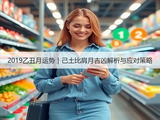 2019乙丑月运势｜己土比肩月吉凶解析与应对策略(图3)