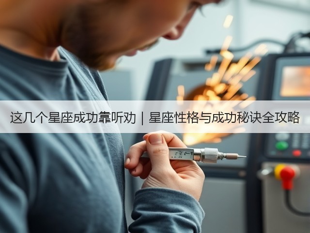 这几个星座成功靠听劝|星座性格与成功秘诀全攻略(图2) 这几个星座成功靠听劝|星座性格与成功秘诀全攻略(图2)