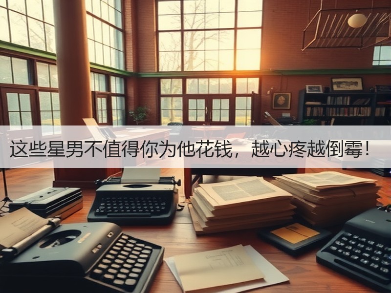 这些星男不值得你为他花钱,越心疼越倒霉! 这些星男不值得你为他花钱,越心疼越倒霉!