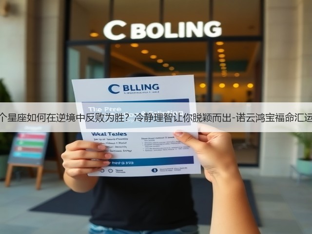 这三个星座如何在逆境中反败为胜?冷静理智让你脱颖而出-诺云鸿宝福命汇运势网(图1) 这三个星座如何在逆境中反败为胜?冷静理智让你脱颖而出-诺云鸿宝福命汇运势网(图1)