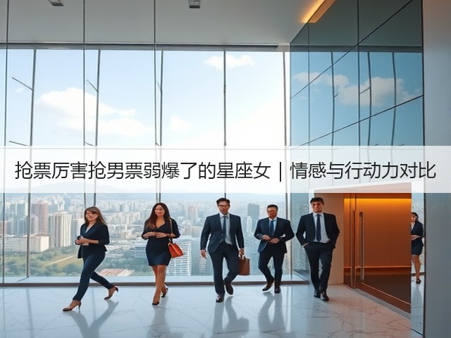 抢票厉害抢男票弱爆了的星座女|情感与行动力对比(图3) 抢票厉害抢男票弱爆了的星座女|情感与行动力对比(图3)