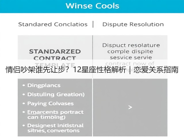 情侣吵架谁先让步？12星座性格解析｜恋爱关系指南(图3)