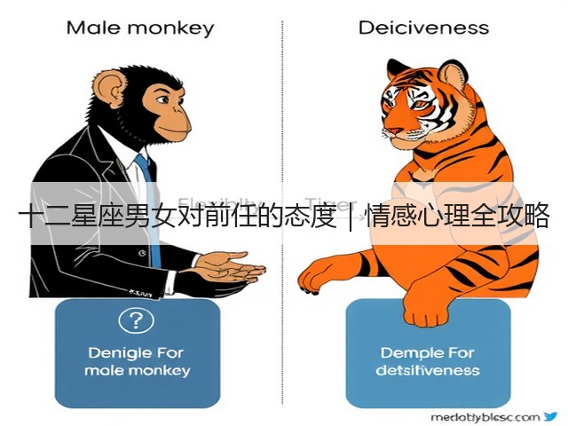 十二星座男女对前任的态度｜情感心理全攻略(图3)