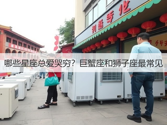 哪些星座总爱哭穷?巨蟹座和狮子座最常见(图2) 哪些星座总爱哭穷?巨蟹座和狮子座最常见(图2)