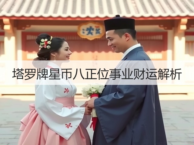 塔罗牌星币八正位事业财运解析(图1)