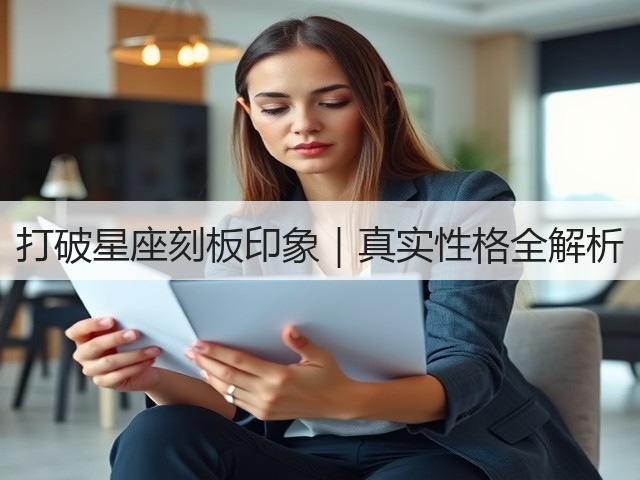 打破星座刻板印象|真实性格全解析(图1) 打破星座刻板印象|真实性格全解析(图1)