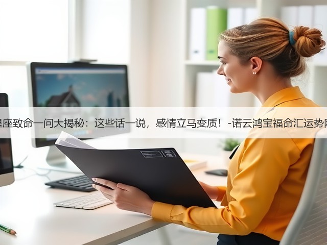 星座致命一问大揭秘:这些话一说,感情立马变质!-诺云鸿宝福命汇运势网(图3) 星座致命一问大揭秘:这些话一说,感情立马变质!-诺云鸿宝福命汇运势网(图3)