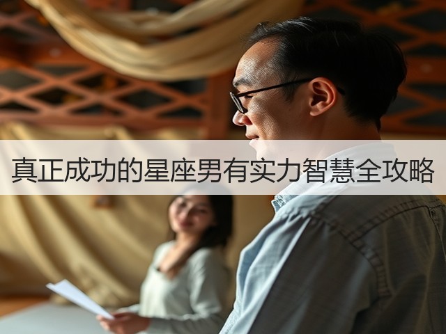 真正成功的星座男有实力智慧全攻略(图1)