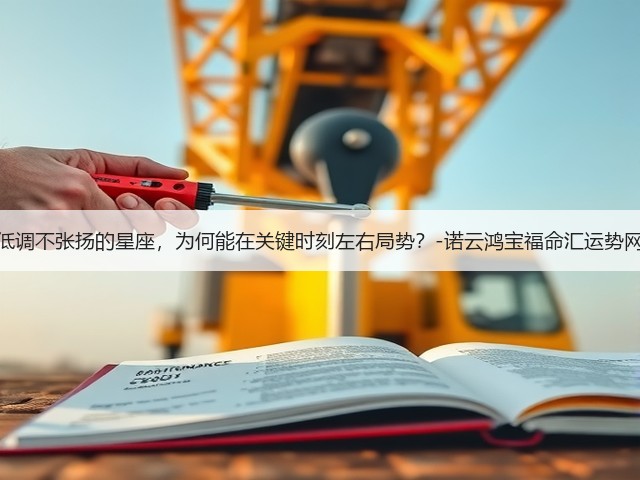 低调不张扬的星座,为何能在关键时刻左右局势?-诺云鸿宝福命汇运势网(图1) 低调不张扬的星座,为何能在关键时刻左右局势?-诺云鸿宝福命汇运势网(图1)