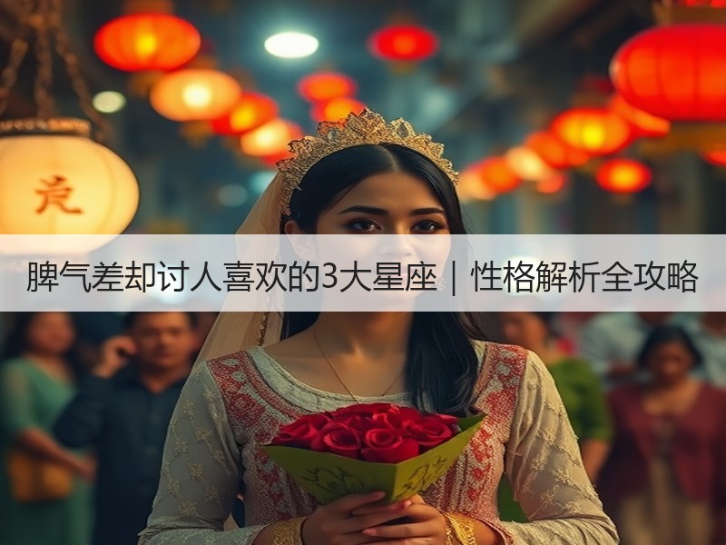 脾气差却讨人喜欢的3大星座｜性格解析全攻略