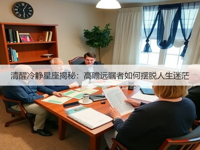 清醒冷静星座揭秘:高瞻远瞩者如何摆脱人生迷茫(图2) 清醒冷静星座揭秘:高瞻远瞩者如何摆脱人生迷茫(图2)