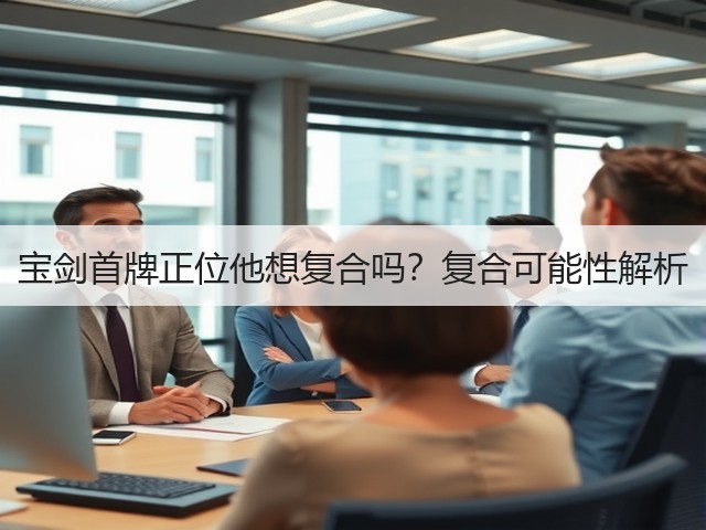 宝剑首牌正位他想复合吗？复合可能性解析(图2)