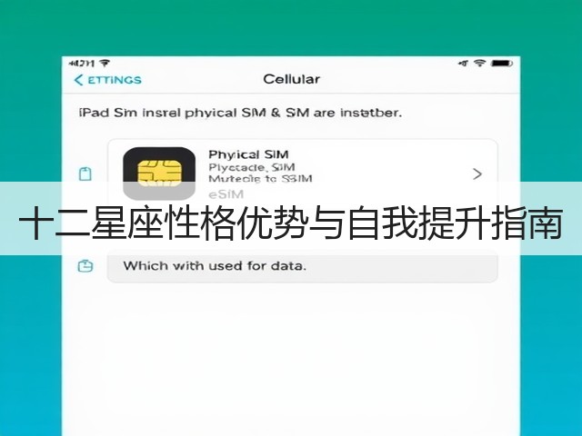 十二星座性格优势与自我提升指南(图1) 十二星座性格优势与自我提升指南(图1)