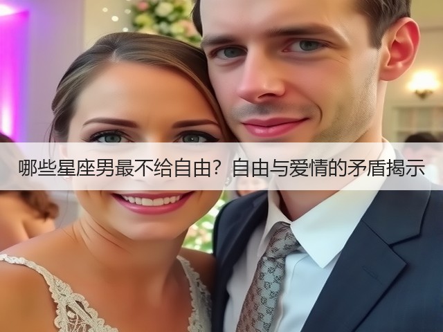 哪些星座男最不给自由？自由与爱情的矛盾揭示(图3)