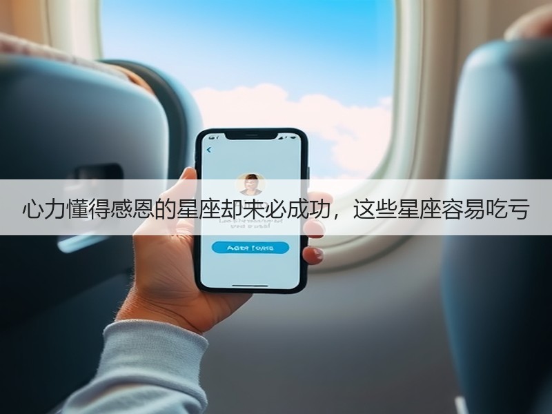 心力懂得感恩的星座却未必成功，这些星座容易吃亏