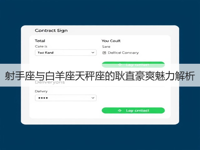 射手座与白羊座天秤座的耿直豪爽魅力解析(图3) 射手座与白羊座天秤座的耿直豪爽魅力解析(图3)