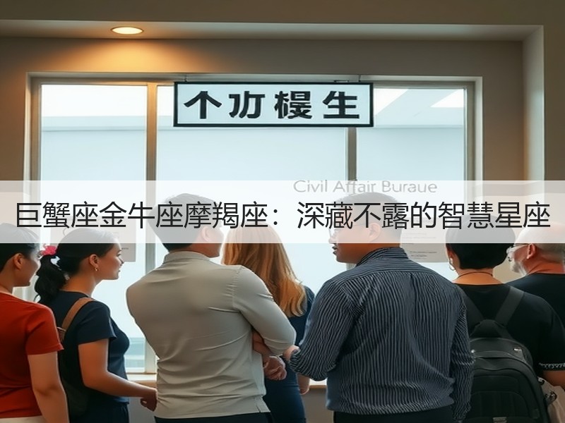 巨蟹座金牛座摩羯座：深藏不露的智慧星座