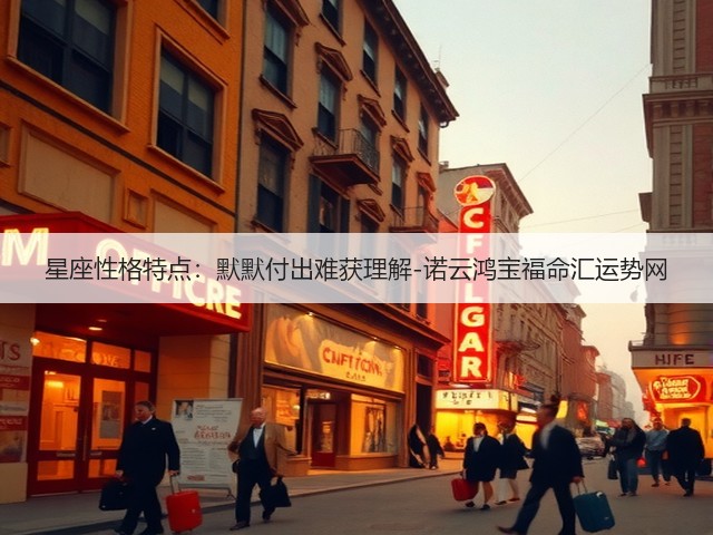 星座性格特点:默默付出难获理解-诺云鸿宝福命汇运势网(图3) 星座性格特点:默默付出难获理解-诺云鸿宝福命汇运势网(图3)