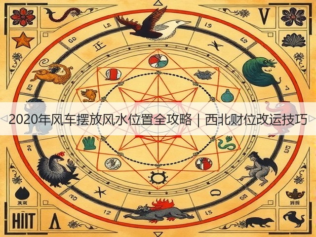 2020年风车摆放风水位置全攻略｜西北财位改运技巧(图1)